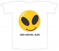 Tricou imprimat "Have a nice day"