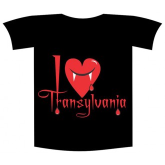 Tricou imprimat "I love Transylvania"