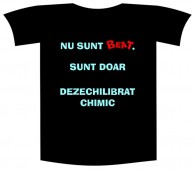 Tricou imprimat "Nu sunt beat"