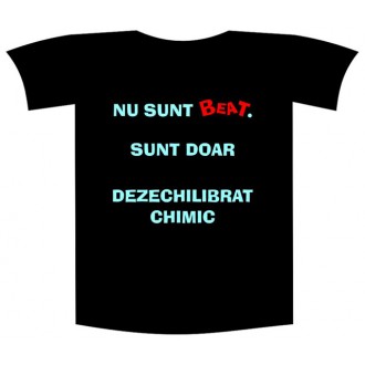 Tricou imprimat "Nu sunt beat"