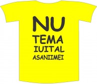 Tricou imprimat "Nu te mai uita"