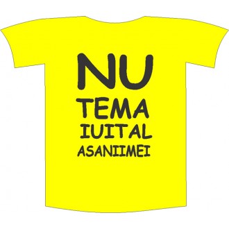 Tricou imprimat "Nu te mai uita"