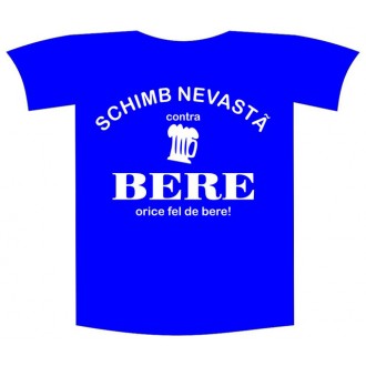 Tricou imprimat "Schimb nevasta"