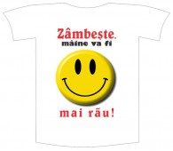 Tricou imprimat "Zambeste"